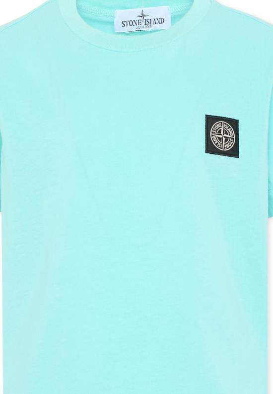 26SS [키즈] 스톤 아일랜드 티셔츠 L1S16 2100002 S0047 V0044 LIGHT BLUE - STONE ISLAND