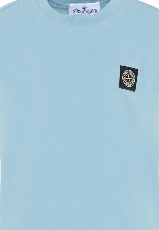 26SS [키즈] 스톤 아일랜드 티셔츠 L1S16 2100002 S0047 V004A LIGHT BLUE - STONE ISLAND