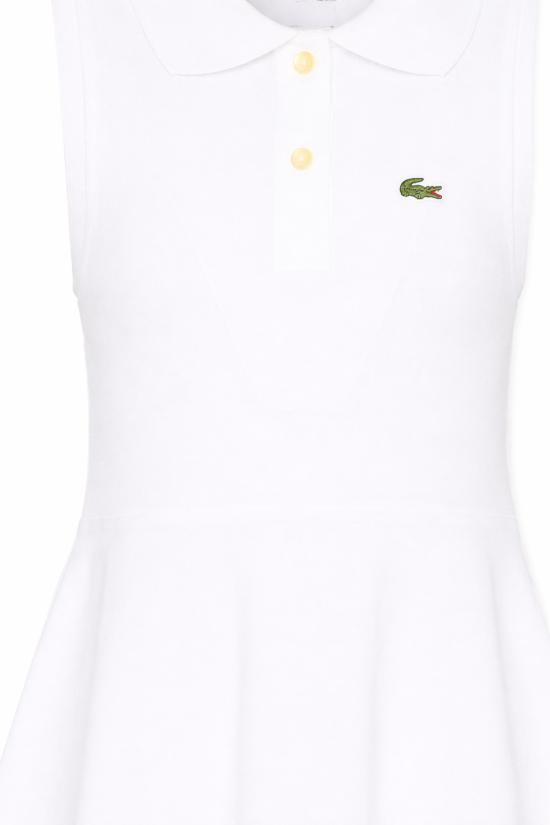 26SS [키즈] 라코스테 원피스 7496 W8L WHITE - LACOSTE