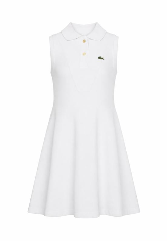 26SS [키즈] 라코스테 원피스 7496 W8L WHITE - LACOSTE