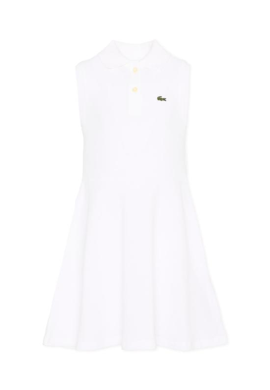 26SS [키즈] 라코스테 원피스 7496 W8L WHITE