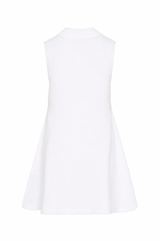 26SS [키즈] 라코스테 원피스 7496 W8L WHITE - LACOSTE