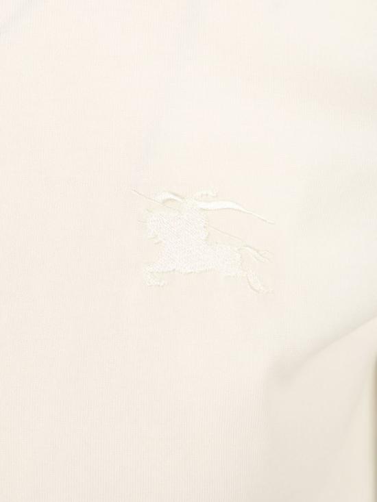  버버리 반팔 티셔츠 체크 티셔츠 화이트 - BURBERRY