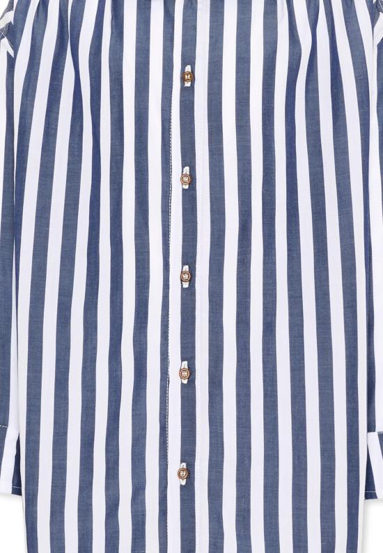 26SS [키즈] Vélocipède 셔츠 VLC AW25 26 SH001 WHITE AND BLUE - OTHER BRANDS