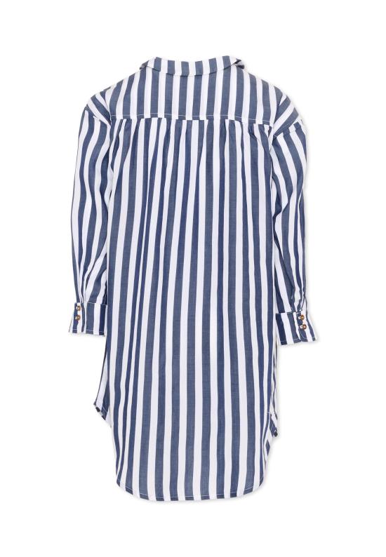 26SS [키즈] Vélocipède 셔츠 VLC AW25 26 SH001 WHITE AND BLUE - OTHER BRANDS