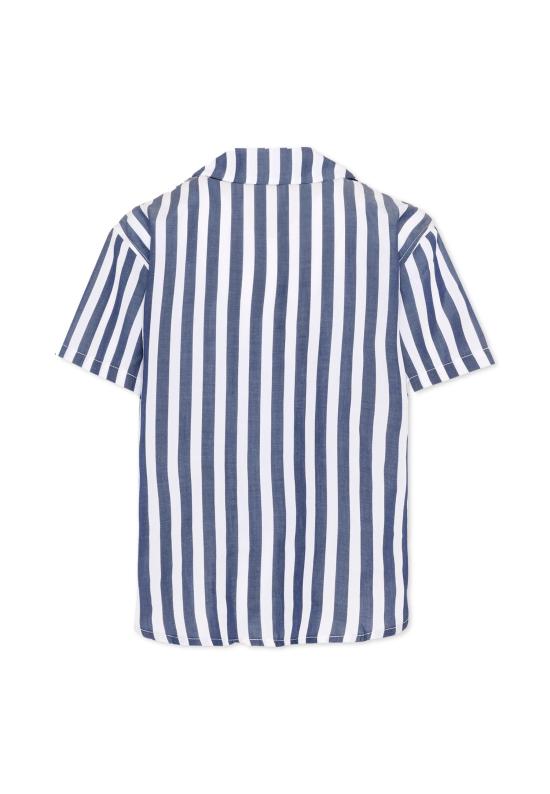 26SS [키즈] Vélocipède 셔츠 VLC SS26 SH005 WHITE AND BLUE - OTHER BRANDS