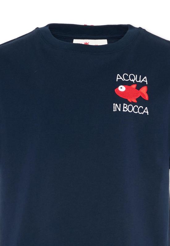 26SS [키즈] 세인트바쓰 티셔츠 POT0002 02182L BLUE - MC2 SAINT BARTH