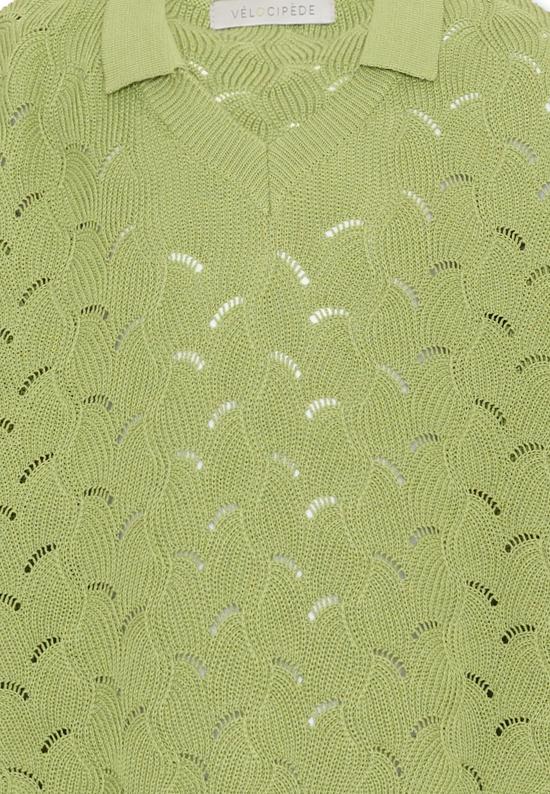 26SS [키즈] Vélocipède 캐시미어 니트 SAMI SWEATER GREEN - OTHER BRANDS
