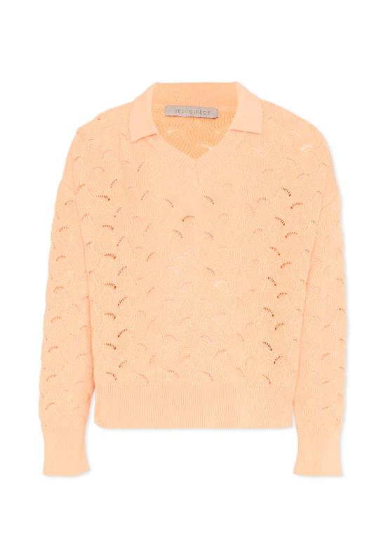 26SS [키즈] Vélocipède 캐시미어 니트 SAMI SWEATER PEACH ORANGE