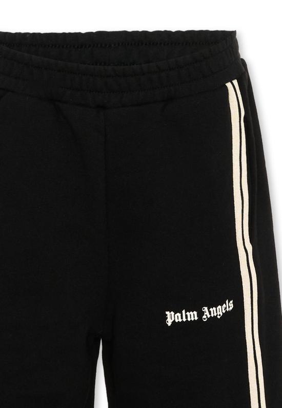 26SS [키즈] 팜앤젤스 스트레이트 팬츠 PBCH012S26FLE001 110 BLACK - PALM ANGELS
