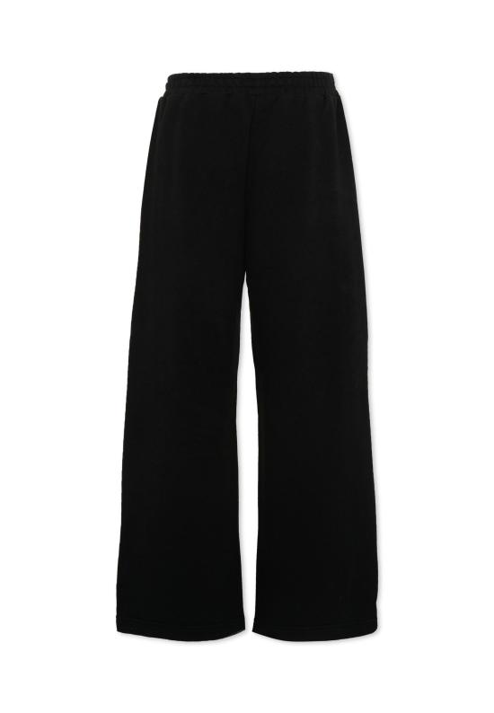 26SS [키즈] 팜앤젤스 스트레이트 팬츠 PBCH012S26FLE001 110 BLACK - PALM ANGELS