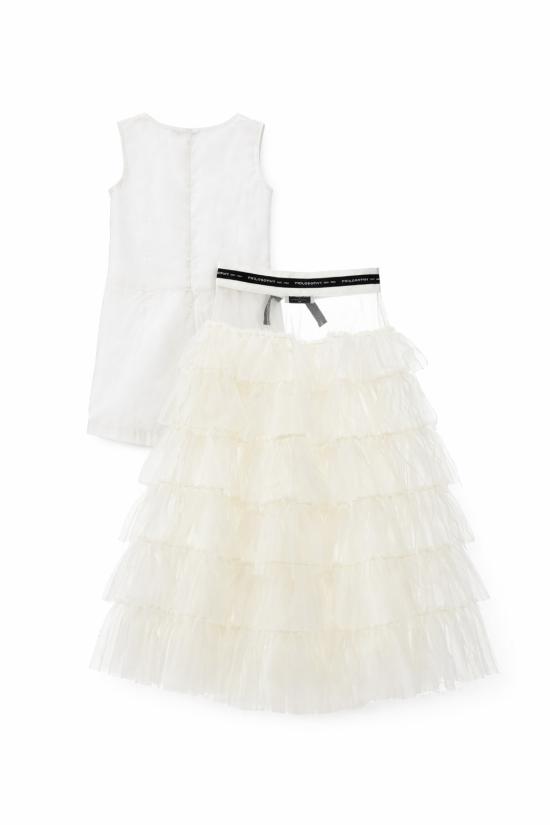 26SS [키즈] 필로소피 원피스 I1G201 7116 0001 IVORY - PHILOSOPHY