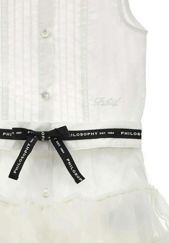 26SS [키즈] 필로소피 원피스 I1G201 7116 0001 IVORY - PHILOSOPHY