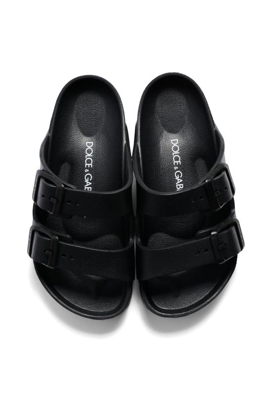 26SS [키즈] 돌체앤가바나 샌들 DD0324 A5103 80999 BLACK - DOLCE & GABBANA