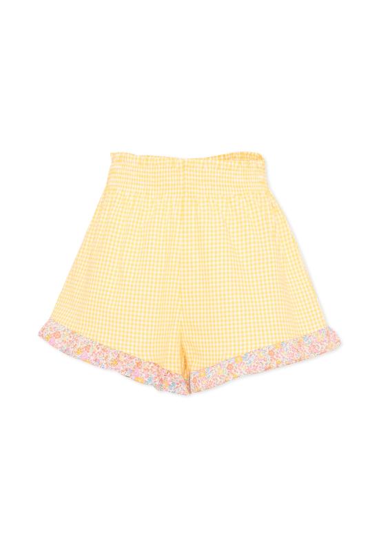 26SS [키즈] Pesciolino rosso 쇼츠/버뮤다 SHO07 PATCH S 186 YELLOW