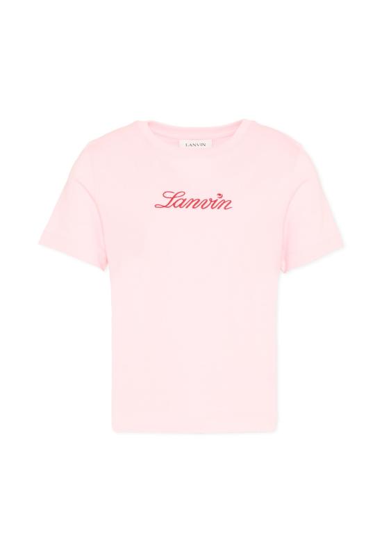 26SS [키즈] 랑방 티셔츠 N30331 44F PINK