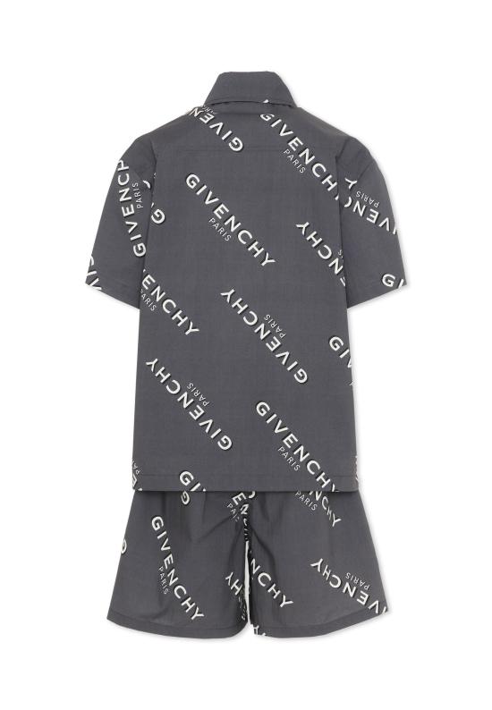 26SS [키즈] 지방시 오버롤 H31081 M01 GREY - GIVENCHY