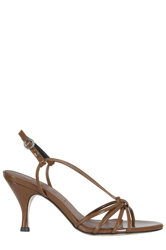  에이드 샌들 Aeydē Solange 페이턴트 카프 레더  토바코