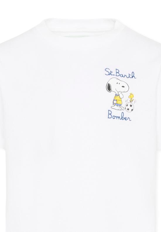 26SS [키즈] 세인트바쓰 티셔츠 PRL0001 02650L WHITE - MC2 SAINT BARTH