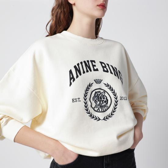 26SS 애니빙 긴팔 티셔츠 A 08 12486CO White - ANINE BING