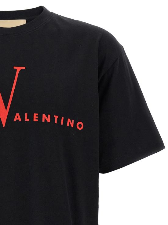  발렌티노 가라바니 반팔 티셔츠 Valentino Garavani Made In Valentino 티셔츠 블랙 - VALENTINO GARAVANI
