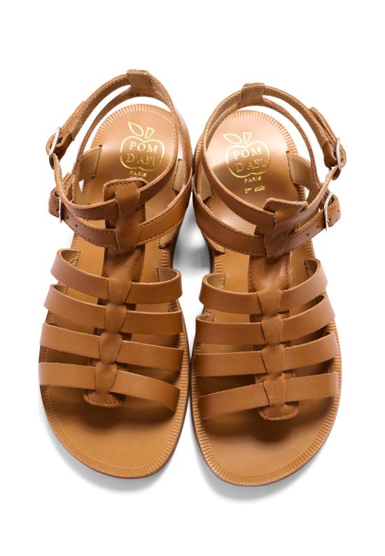 26SS [키즈] 폼다피 샌들 U 1 FF NA04 08 CUERO BROWN - POM D'API