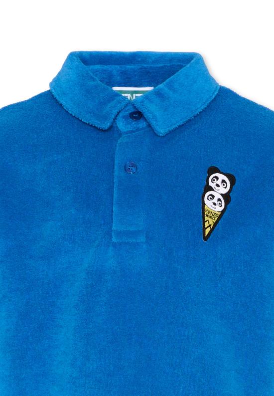 26SS [키즈] 겐조 폴로 셔츠 K61638 871 BLUE - KENZO