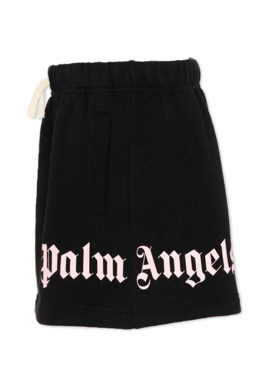 26SS [키즈] 팜앤젤스 스커트 PGCK001S26FLE001 110 BLACK - PALM ANGELS