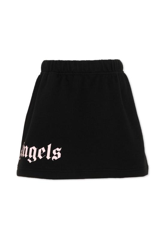 26SS [키즈] 팜앤젤스 스커트 PGCK001S26FLE001 110 BLACK - PALM ANGELS