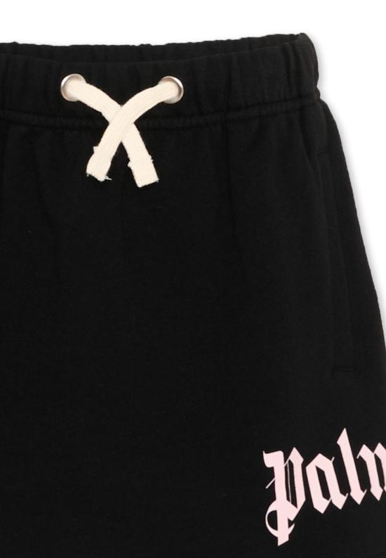 26SS [키즈] 팜앤젤스 스커트 PGCK001S26FLE001 110 BLACK - PALM ANGELS