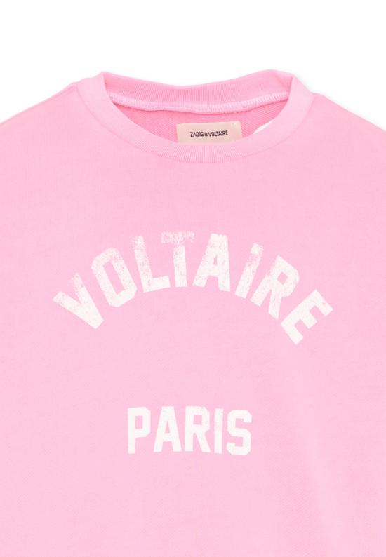 26SS [키즈] 자딕앤볼테르 티셔츠 X60540 47F PINK - ZADIG & VOLTAIRE
