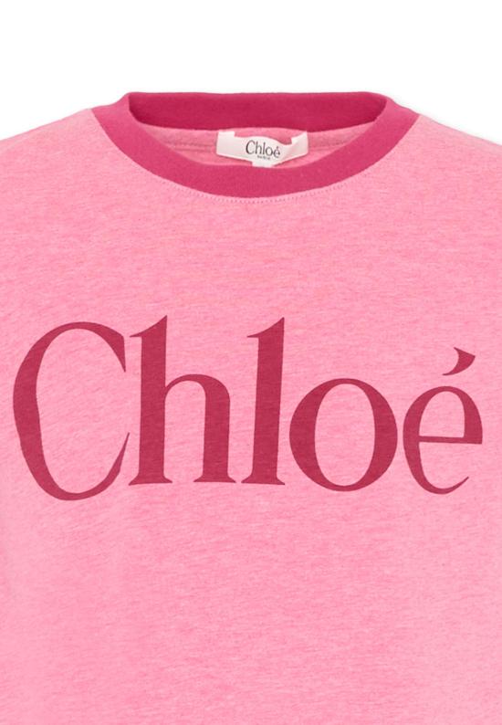 26SS [키즈] 끌로에 티셔츠 C20854 F04 PINK - CHLOE
