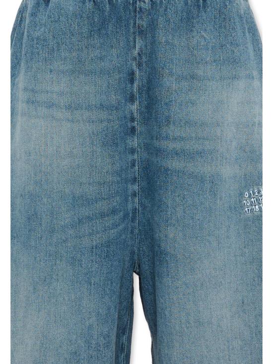 26SS [키즈] MM6 메종마르지엘라 쇼츠/버뮤다 M60961 MM07A M601 DENIM - MM6 MAISON MARGIELA