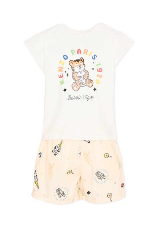 26SS [키즈] 겐조 오버롤 K61856 208 MULTICOLOR