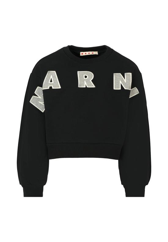 25FW [키즈] 마르니 티셔츠 M01193 M00V0 0M90D BLACK