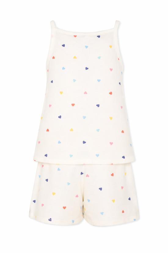 26SS [주니어] 쁘띠바또 라운지 웨어 A0F97 MARSHMALLOW MULTICO 01 IVORY - PETIT BATEAU