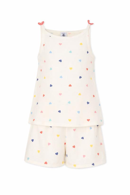 26SS [주니어] 쁘띠바또 라운지 웨어 A0F97 MARSHMALLOW MULTICO 01 IVORY - PETIT BATEAU