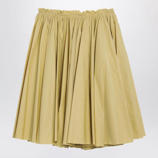 26SS 아미 코튼 미디 코롤라 스커트 FSK444CO0063 Yellow