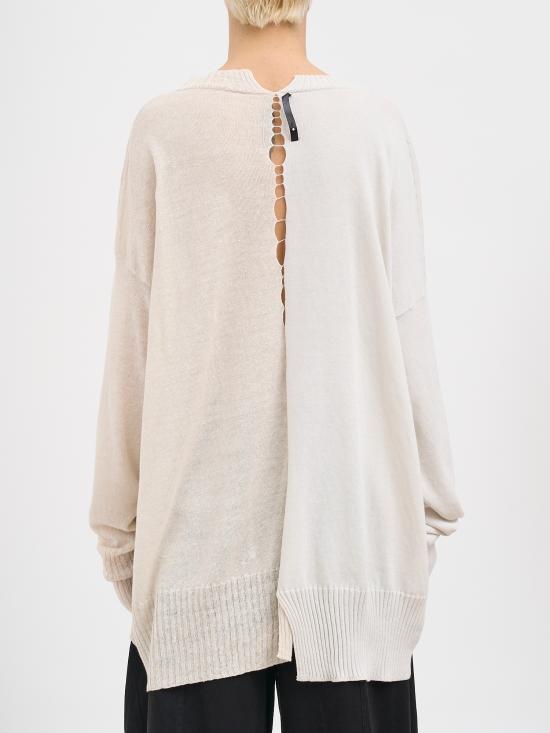 26SS 세리에 뉴메리카 스웨터 NSN12020AVORIO White - SERIENUMERICA