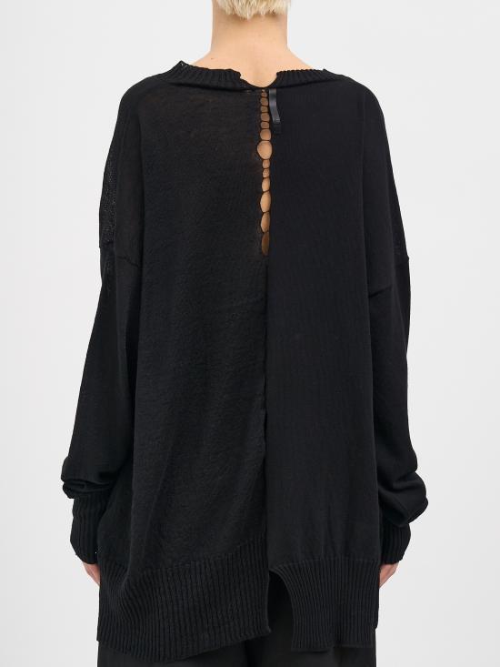 26SS 세리에 뉴메리카 스웨터 NSN12020BLACK Black - SERIENUMERICA