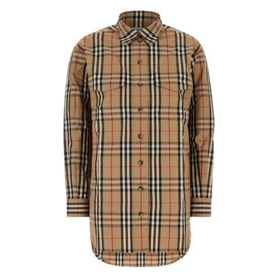  버버리 탑 빈티지 체크 셔츠 (뉴트럴 컬러)