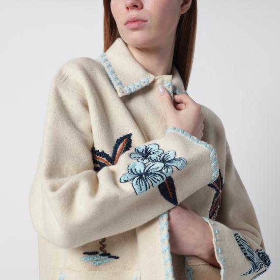 26SS 알라누이 자켓 LWHQ01BR26KNI001 Beige - ALANUI