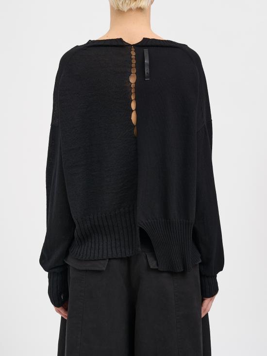 26SS 세리에 뉴메리카 스웨터 NSN12023BLACK Black - SERIENUMERICA