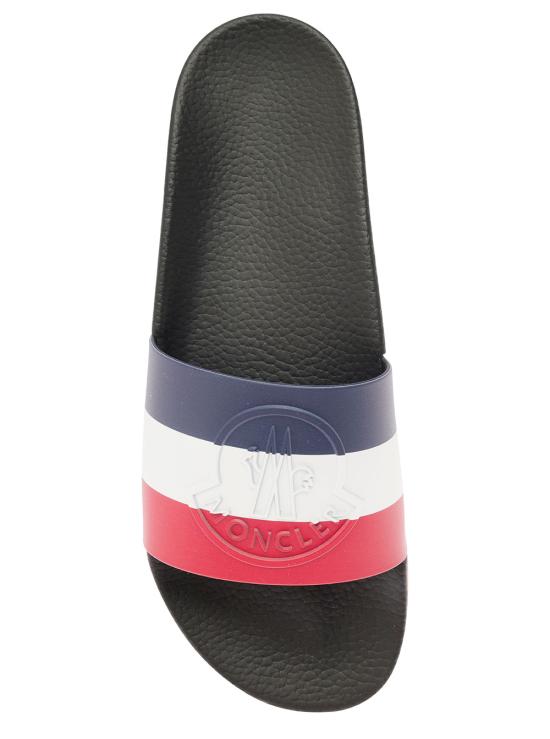 26SS 몽클레어 바실 러버 슬라이드 4C0003001A49998 Blu - MONCLER