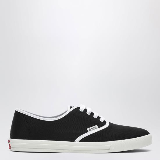 26SS 프라다 드릴 패브릭 스니커즈 2EE467G0003LKE Black