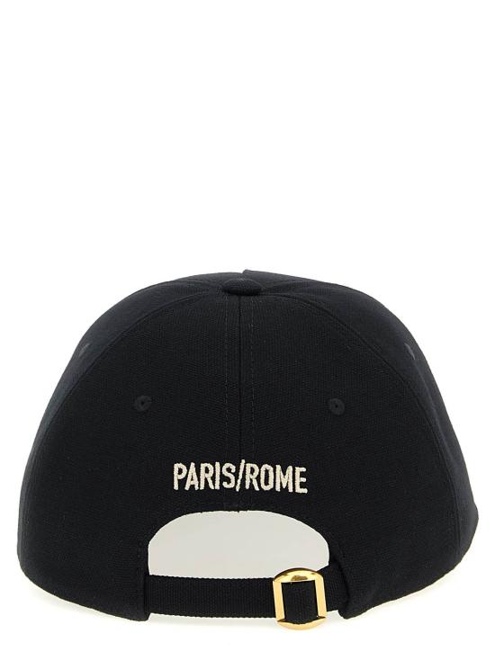  발렌티노 가라바니 모자 Valentino Garavani 쉐 발렌티노 캡 블랙 - VALENTINO GARAVANI