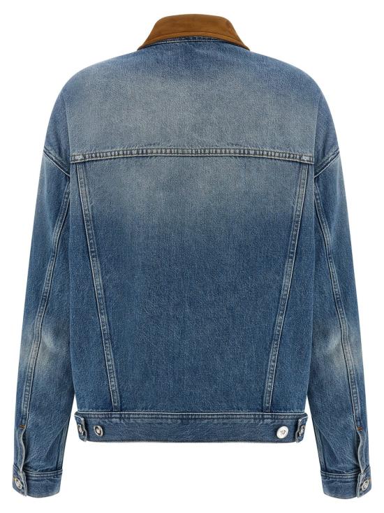  베르사체 데님 자켓 트러커 재킷 블루 - VERSACE