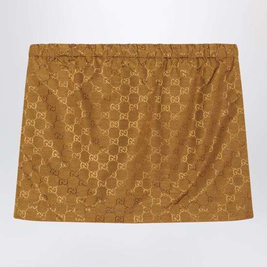 26SS 구찌 숏 스커트 856026ZAUC0 Brown - GUCCI