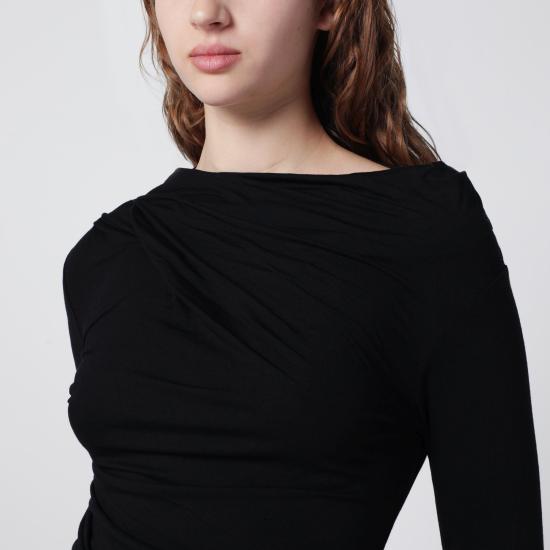 26SS 엔타이어 스튜디오 탑 ESSS26TO02243VI Black - ENTIRE STUDIOS