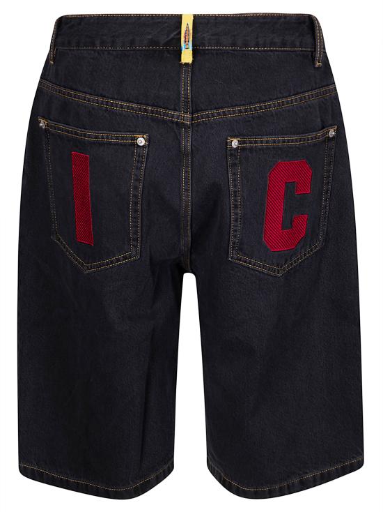26SS 아이스크림 데님 숏팬츠 ICD003BLACK DOM - ICECREAM